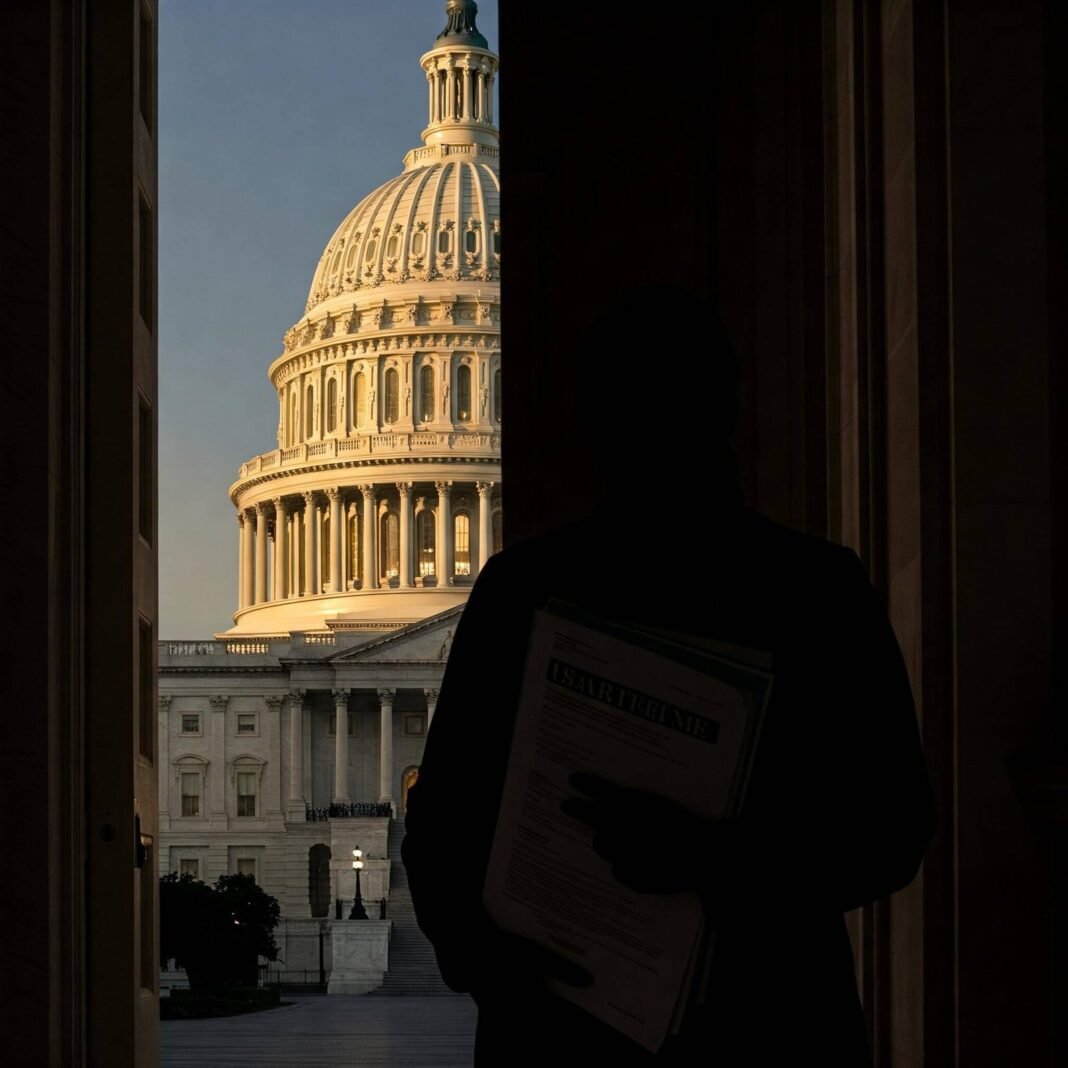 'U.S. Capitol at dusk